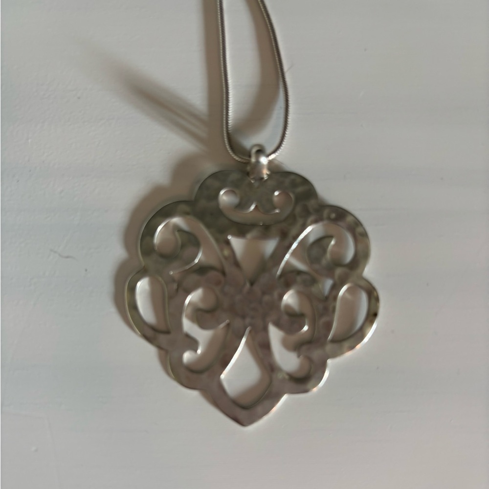 Silpada Silver Filigree Necklace